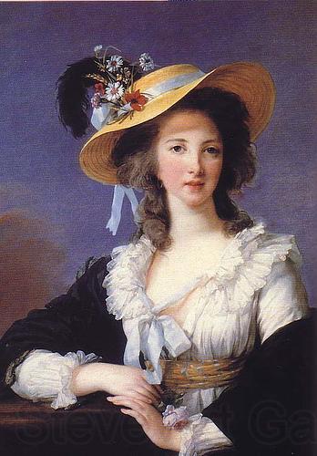 eisabeth Vige-Lebrun Portrait of the Duchess de Polignac Spain oil painting art